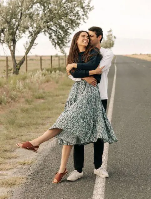 Couple bringing smile on each other's faces and the adorable moment being captured by Paige McKenzie