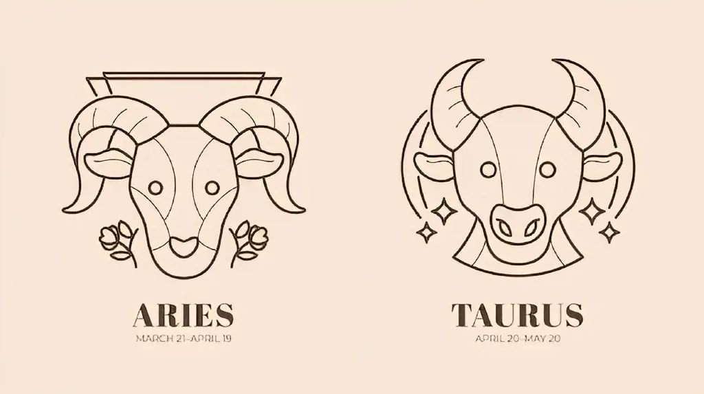 Aries and Taurus both are powerful-willed in their own ways