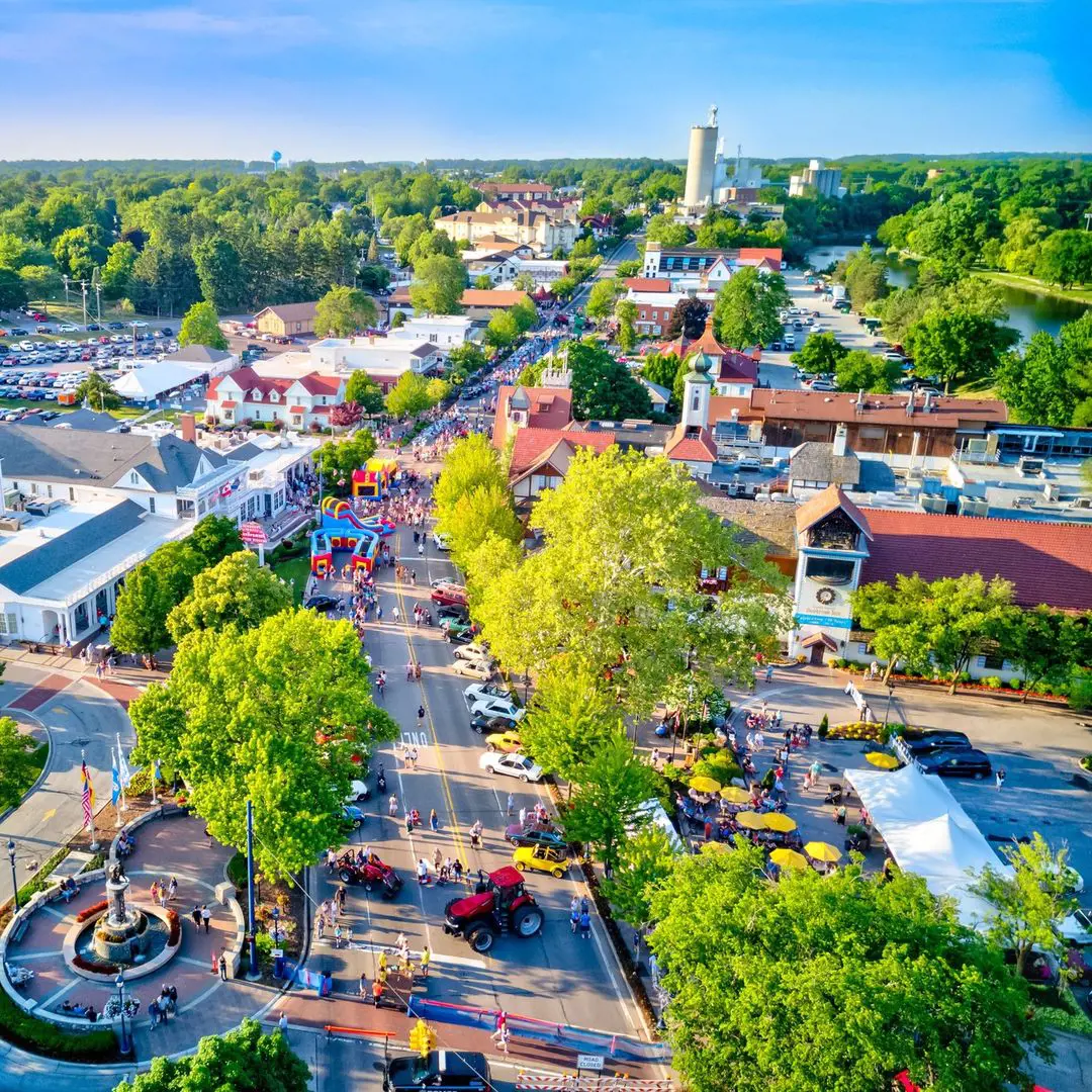 Frankenmuth has a strong influence of Franconian-style architecture.