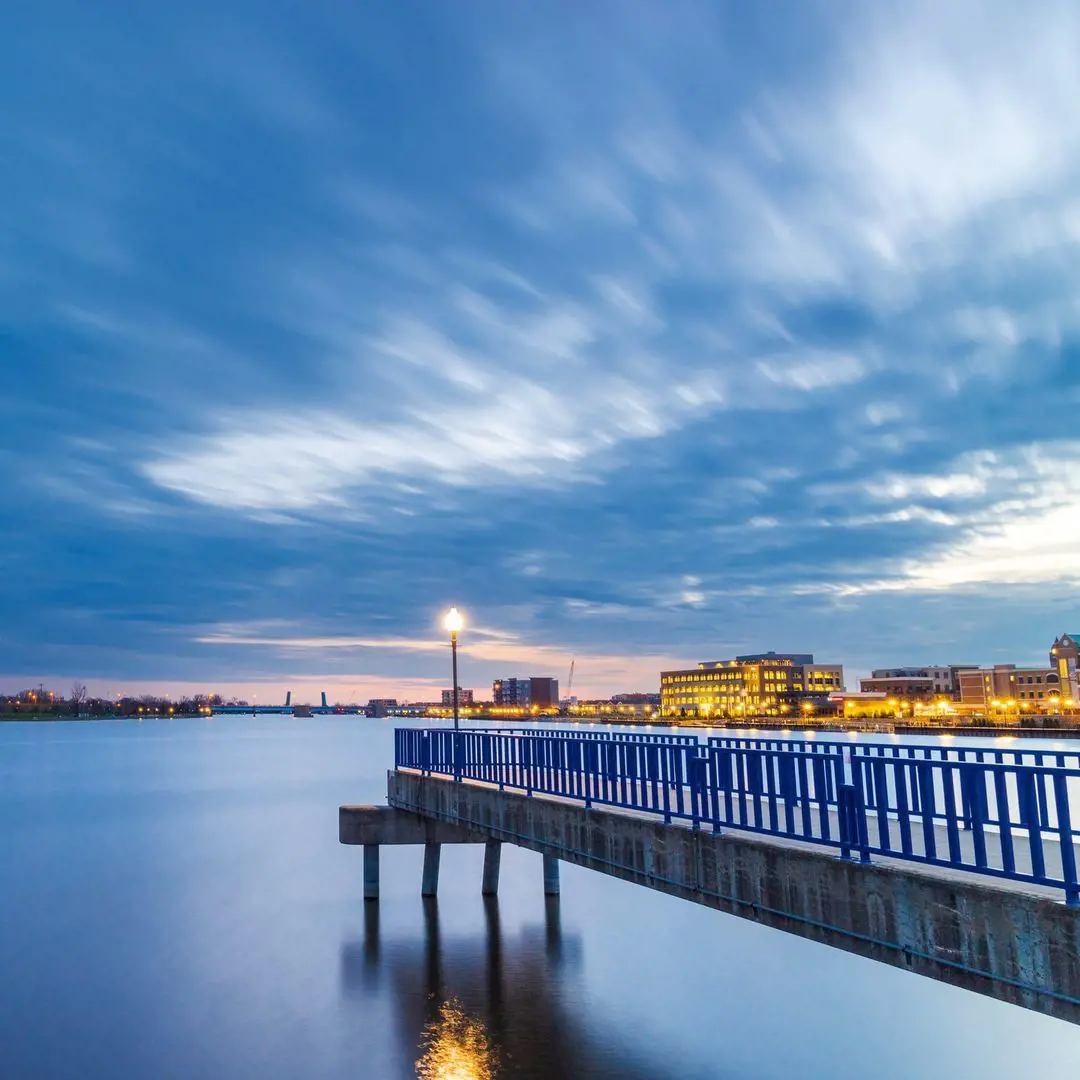  Downtown Bay City at Great Lakes Bay. (Photo By: Jacob Borowski)