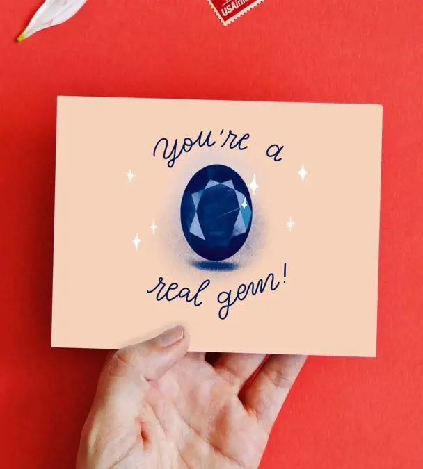 Simple Valentine's Day greeting card to gift your partner